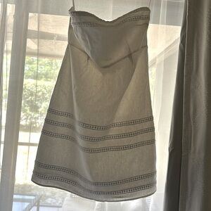 Old Navy Strapless Linen Blend Summer Dress Medium